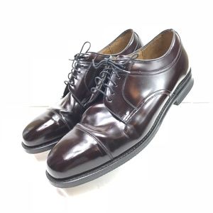 J MURPHY Johnston Dk Burgundy cap toe Oxford shoes Size 10